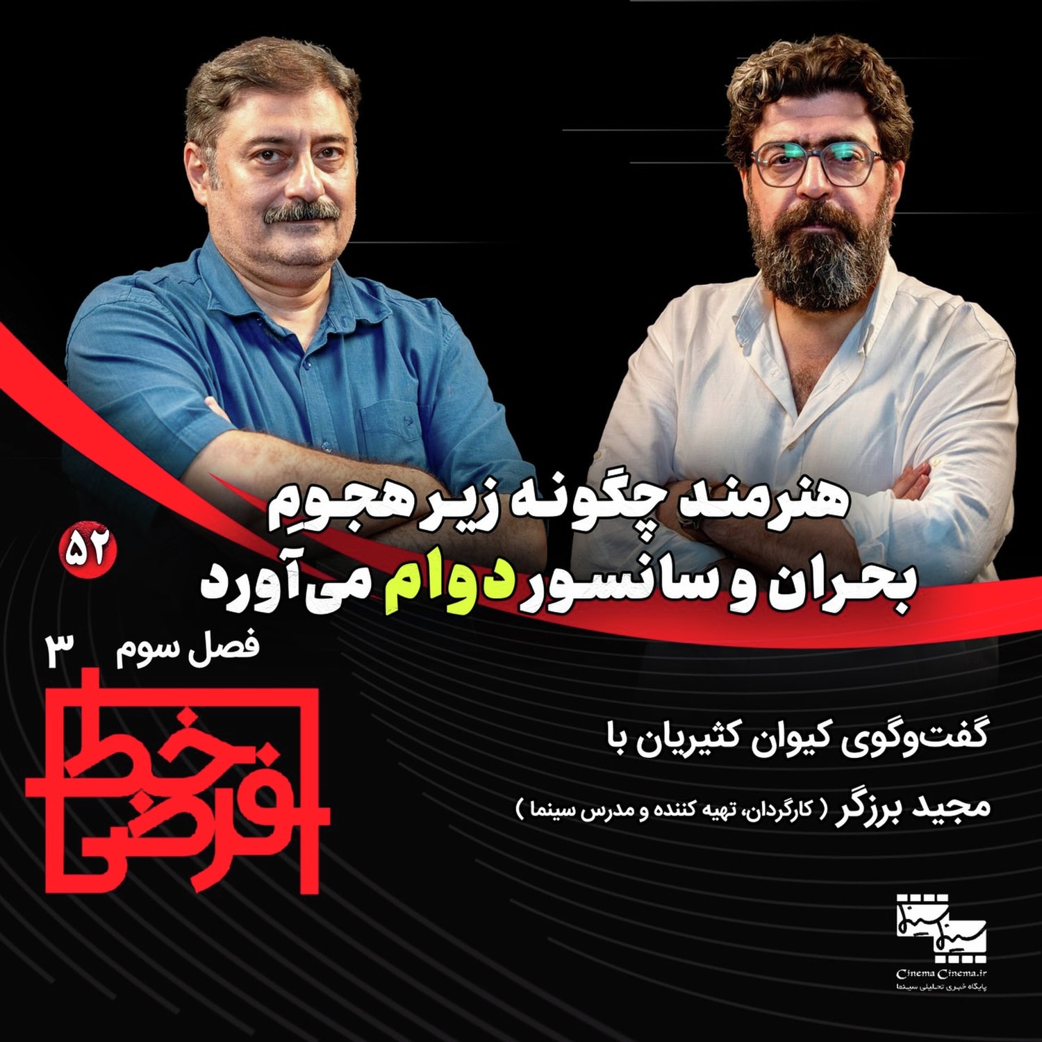 کاور مجید برزگر (کارگردان) | هنرمند، در هجوم بحران و سانسور