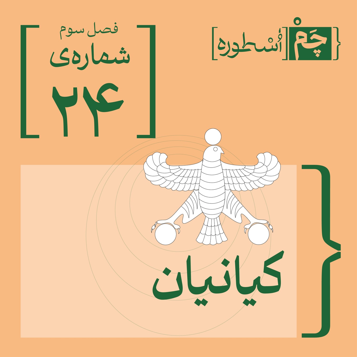کاور فصل سوم، قسمت بیست‌وچهارم: کیانیان