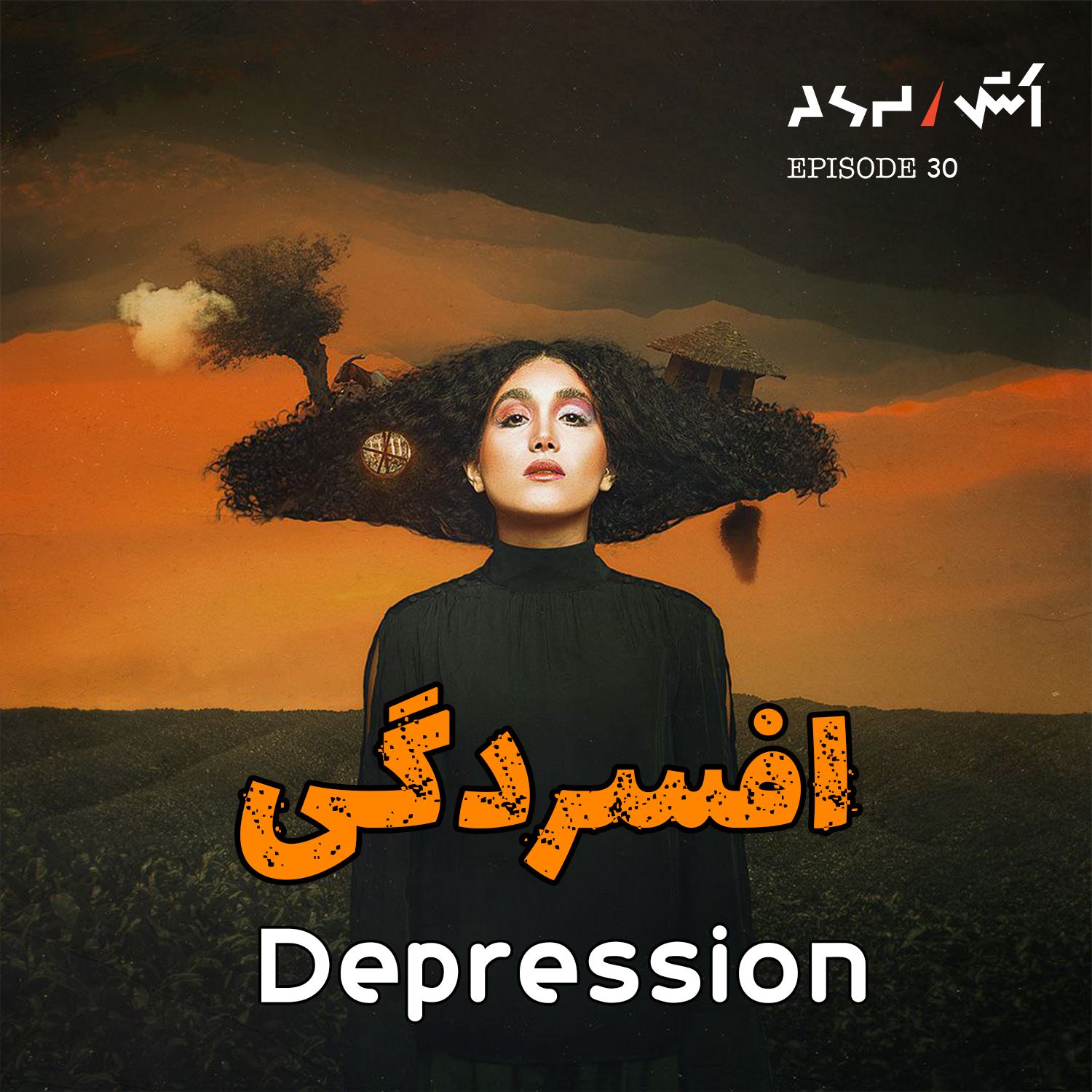 کاور پادکست اش E30 | درمان افسردگی و پیدا کردن هدف زندگی