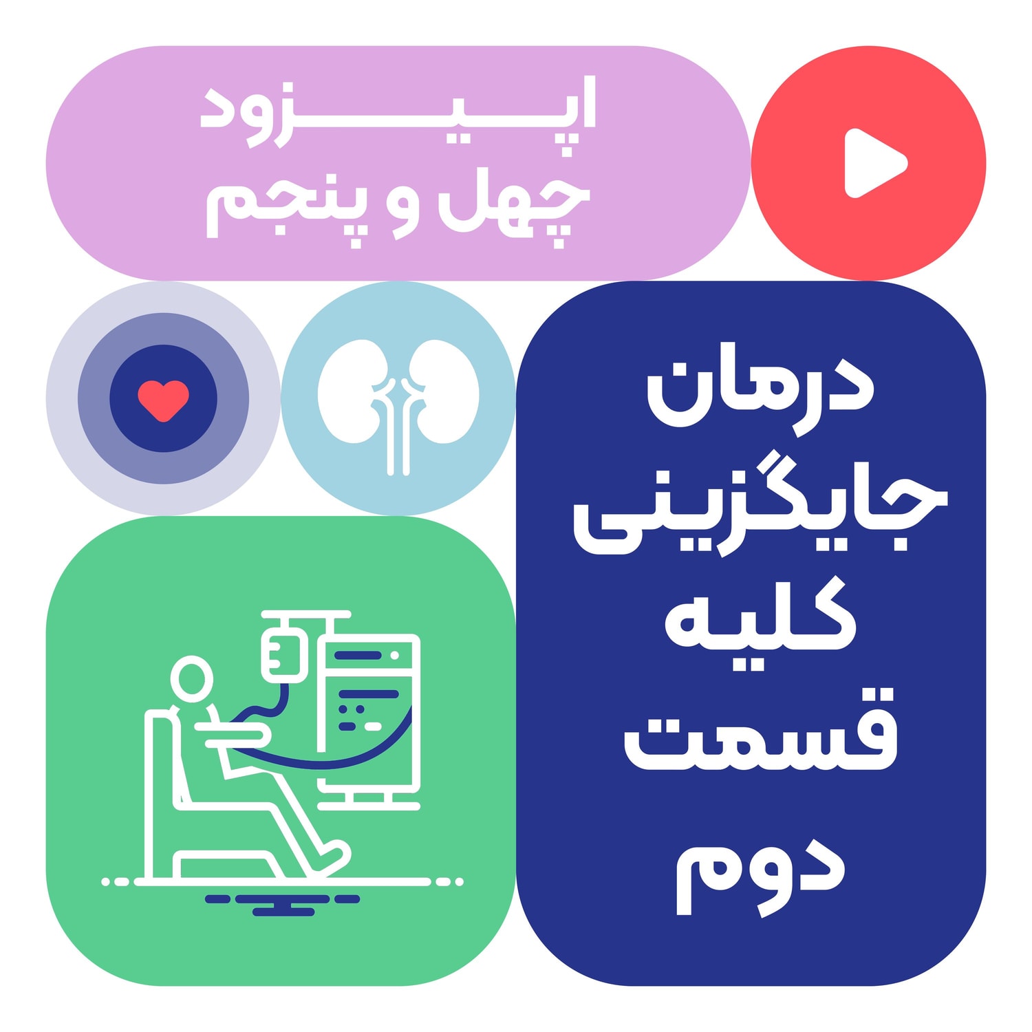 کاور اپیزود چهل و پنجم: درمان جایگزینی کلیه قسمت دوم